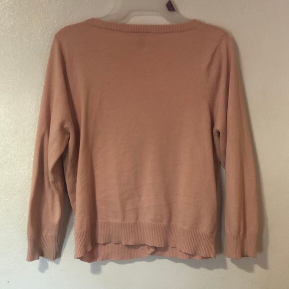 Rue21 size L girl sweater‎ with flowers - Picture 2 of 4